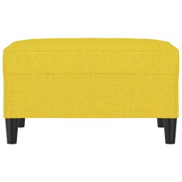 vidaXL Voetenbank 70x55x41 cm stof lichtgeel