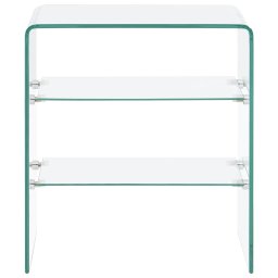 vidaXL Salontafel 50x40x56 cm gehard glas