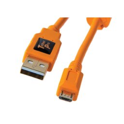 Tether Tools TetherPro USB 2.0 - Micro-B 5 pin (4,6m oranje)