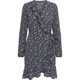 ONLY - Maat 38 - ONLCARLY L/S WRAP SHORT DRESS NOOS WVN Dames Jurk