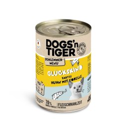 Voordeelpakket: 12x400g Dogs'n Tiger Snackmenu Kip met Forel I Kitten kattenvoer nat