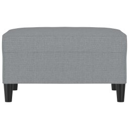 vidaXL Voetenbank 70x55x41 cm stof lichtgrijs