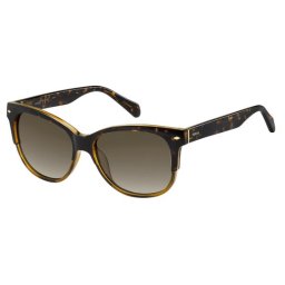 Fossil Zonnebril Fos3073/s Dames Bruin Havana/ Bruin