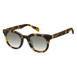Fossil Zonnebril Fos2097/s Dames Bruin Havana/groen
