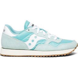 Saucony - Maat 36 - DXN Trainer Vintage Sneakers Dames - Aqua/White