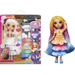 Rainbow High Watercolor & Create Modepop - Bruine ogen