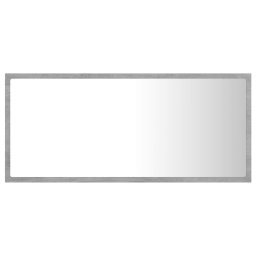 vidaXL Badkamerspiegel LED 90x8,5x37 cm acryl betongrijs