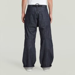 Pleated Denim Selvedge Pant 2.0 - Donkerblauw - Heren