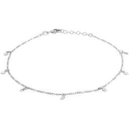 Glams Enkelbandje Sterren 1,4 mm 24 + 2 cm - Zilver