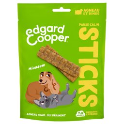 3x75g Edgard & Cooper Dog Strips Lam en Kalkoen hondensnacks