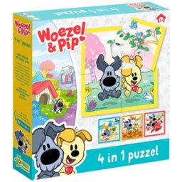 Woezel & Pip - 4 in 1 Puzzel (4 in 1 puzzel)