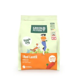 900g Green Petfood Veggie Dog met rode linzen droogvoer voor honden