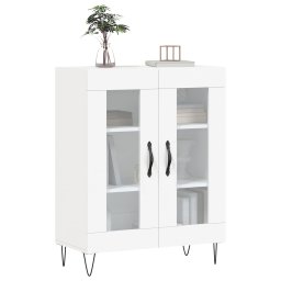 vidaXL Dressoir 69,5x34x90 cm bewerkt hout wit