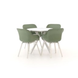+ 15% kassakorting | Hartman Le Soleil Element/Sora ø90cm dining tuinset 5-delig - Laagste prijsgarantie!