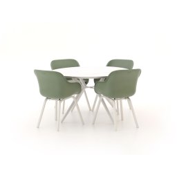 + 15% kassakorting | Hartman Le Soleil Element/Sora ø127cm dining tuinset 5-delig - Laagste prijsgarantie!