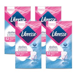Libresse Dailies V-Protection Regular Inlegkruisjes Multiverpakking