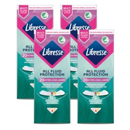 Libresse All Fluid Protection Extra Long Inlegkruisjes Multiverpakking