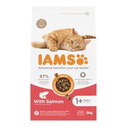 3kg IAMS Advanced Nutrition Adult Cat met zalm droogvoer voor katten