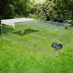 Kerbl Anti-Uitbraak Knaagdierren L200 x B100 x H60 cm Met Traliedak