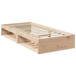 vidaXL Slaapbank zonder matras 90x200 cm massief grenenhout