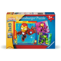 Iron Man & His Awesome Friends Puzzel (3 x 49 stukjes)