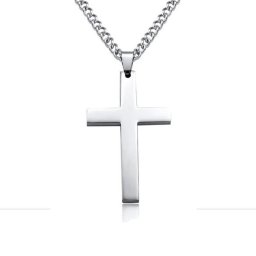 Ketting Cross zilver