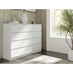 Commode MAJDA 8 lades wit