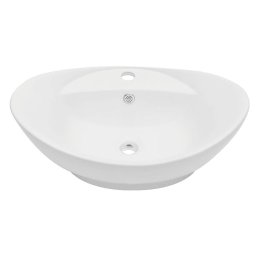 vidaXL 2-delige Badkamermeubelset keramiek eikenkleurig