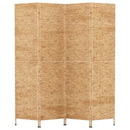 vidaXL Kamerscherm met 4 panelen 163x180 cm waterhyacint