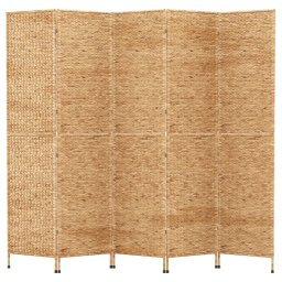 vidaXL Kamerscherm met 5 panelen 205x180 cm waterhyacint