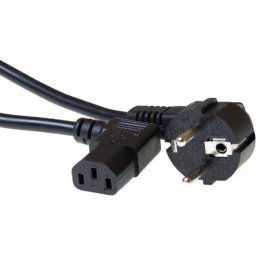 ACT Netsnoer CEE 7/7 male (haaks) - C13 (haaks) zwart 2 m AK5018