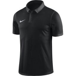 Nike - Maat S - Dry Academy 18 SS Polo Heren Sportpolo Mannen - zwart/grijs/wit