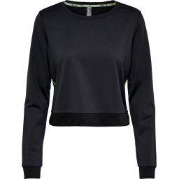 Only Play - Maat M Ador Short Sweatshirt - Zwart