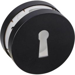 Impresso rozet SL, rond, verdekt Ø53 x 7 mm zwart