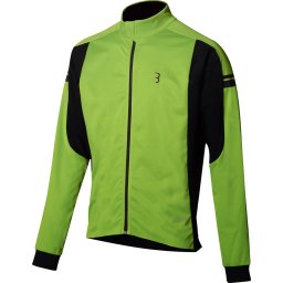 BBB Cycling - Maat L TriGuard 2.0 Fietsjas Winter - 5-15 Cº - Heren Fietsjack Wielrennen - Winddicht - Neon Geel