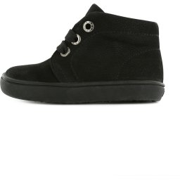 Shoesme - Maat 25 - Meisjes, jongens - Black - Leer - Veterschoenen