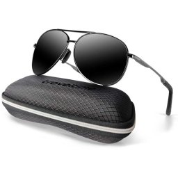 Traveltime® - Piloten Zonnebril - Gepolariseerd - Dames / Heren - Unisex - met Volledig Cadeaupakket