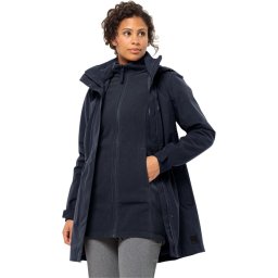 Jack Wolfskin - Maat S - Ottawa Coat - Outdoorjas - Dames - Blauw