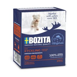 Bozita Hapjes in Gelei 6 x 370 g Hondenvoer - Kip