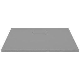 vidaXL Douchebak 80x80 cm SMC grijs