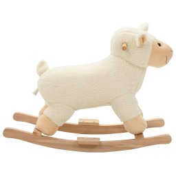 vidaXL Hobbeldier schaap 78x34x58 cm pluche wit