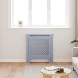 vidaXL Radiatorombouw 78 cm MDF grijs