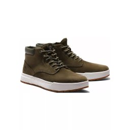Timberland - Maat 42 - Groene Veterschoenen Maple Grove Leather Heren Schoen