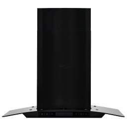 vidaXL Wandafzuigkap 756 m³/u 60 cm roestvrij staal zwart