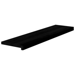 vidaXL Traptreden 20 st 100x30x2 cm massief eikenhout bruin-zwart