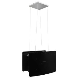 vidaXL Afzuigkap hangend met aanraaksensor LCD gehard glas