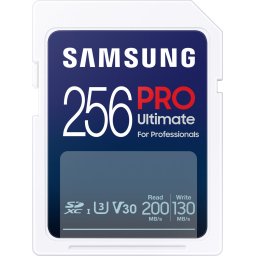 Samsung PRO Ultimate - SD Kaart - Geheugenkaart Camera - 200 & 130 MB/s - 256 GB