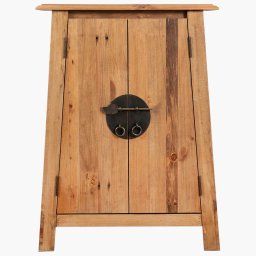 vidaXL Badkamerkastje 59x32x80 cm massief grenenhout