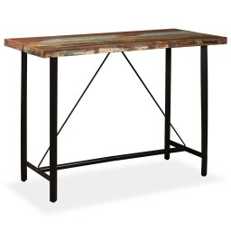 vidaXL Barset massief gerecycled hout 7-delig