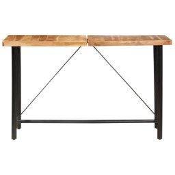vidaXL 9-delige Barset massief acaciahout en massief gerecycled hout